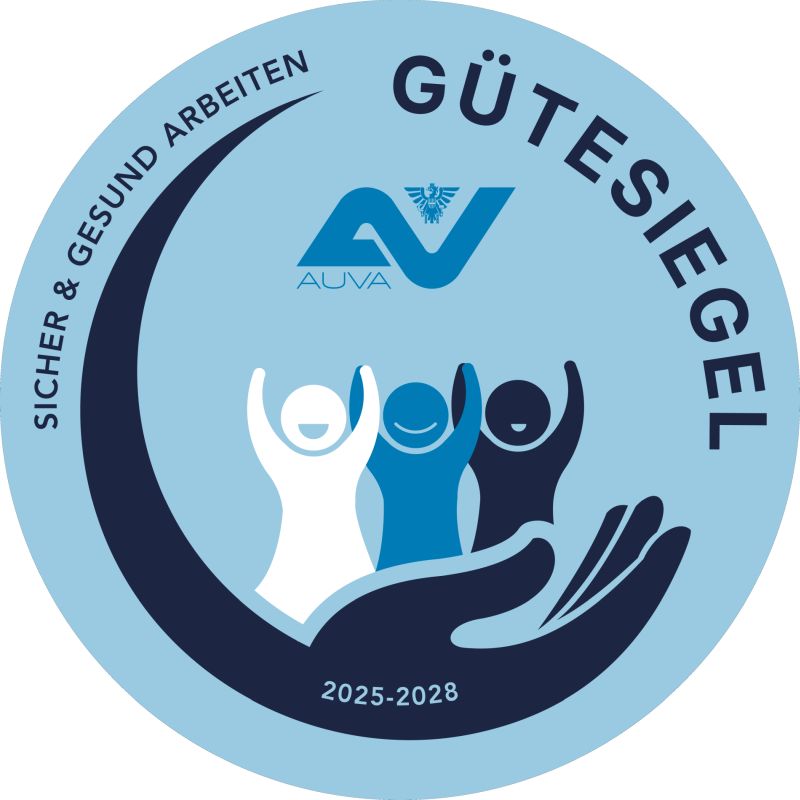 Gütesiegel sicher und gesund arbeiten